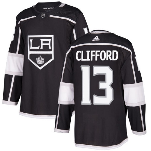 Adidas Men Los Angeles Kings 13 Kyle Clifford Black Home Authentic Stitched NHL Jersey